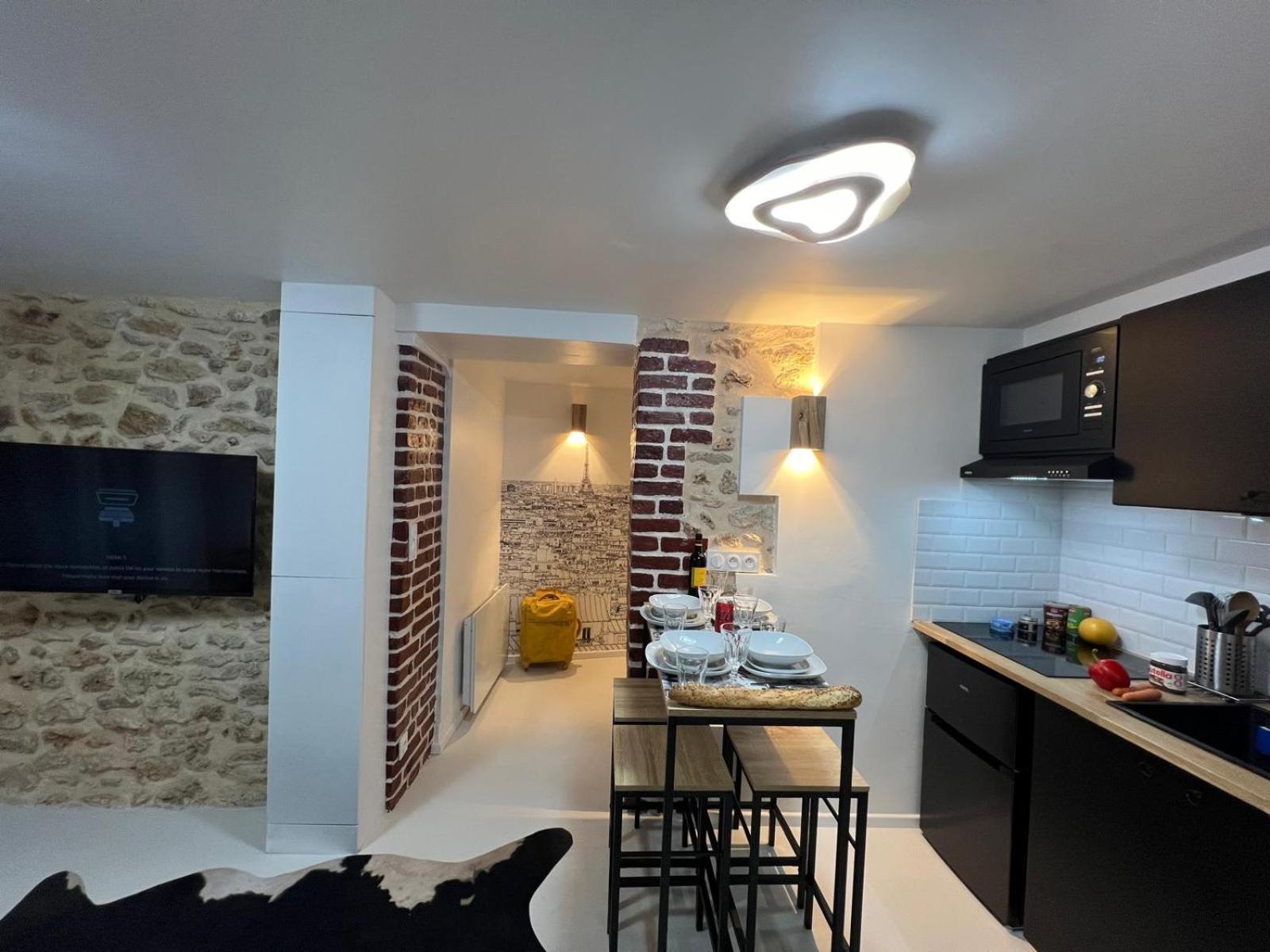 Appartement Design Quartier Montmartre-Sacre-Coeur! Paris Xviiie Bagian luar foto