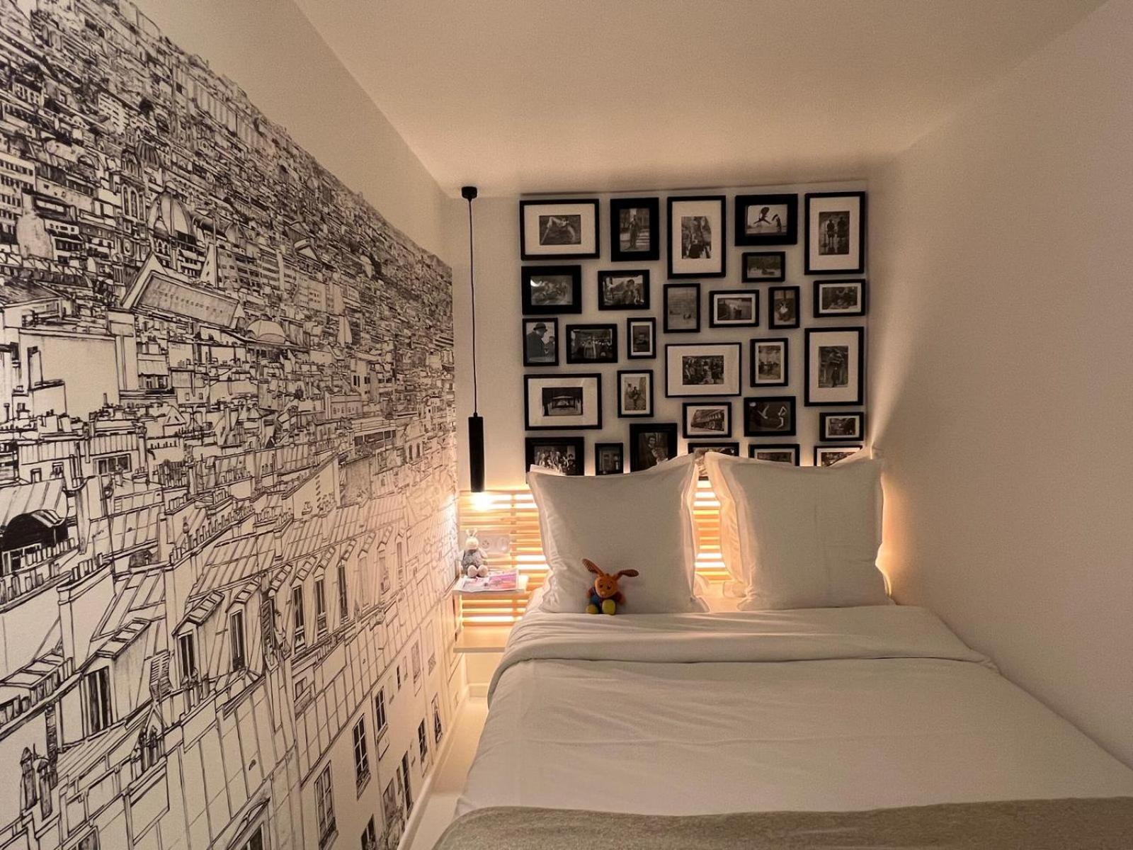 Appartement Design Quartier Montmartre-Sacre-Coeur! Paris Xviiie Bagian luar foto